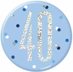 40th Birthday Badge