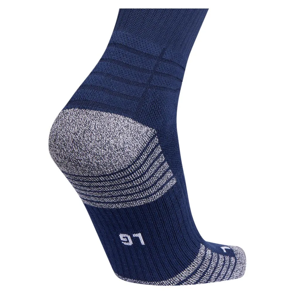 5-Star Team 2.0 Crew Socks Navy Blue and White