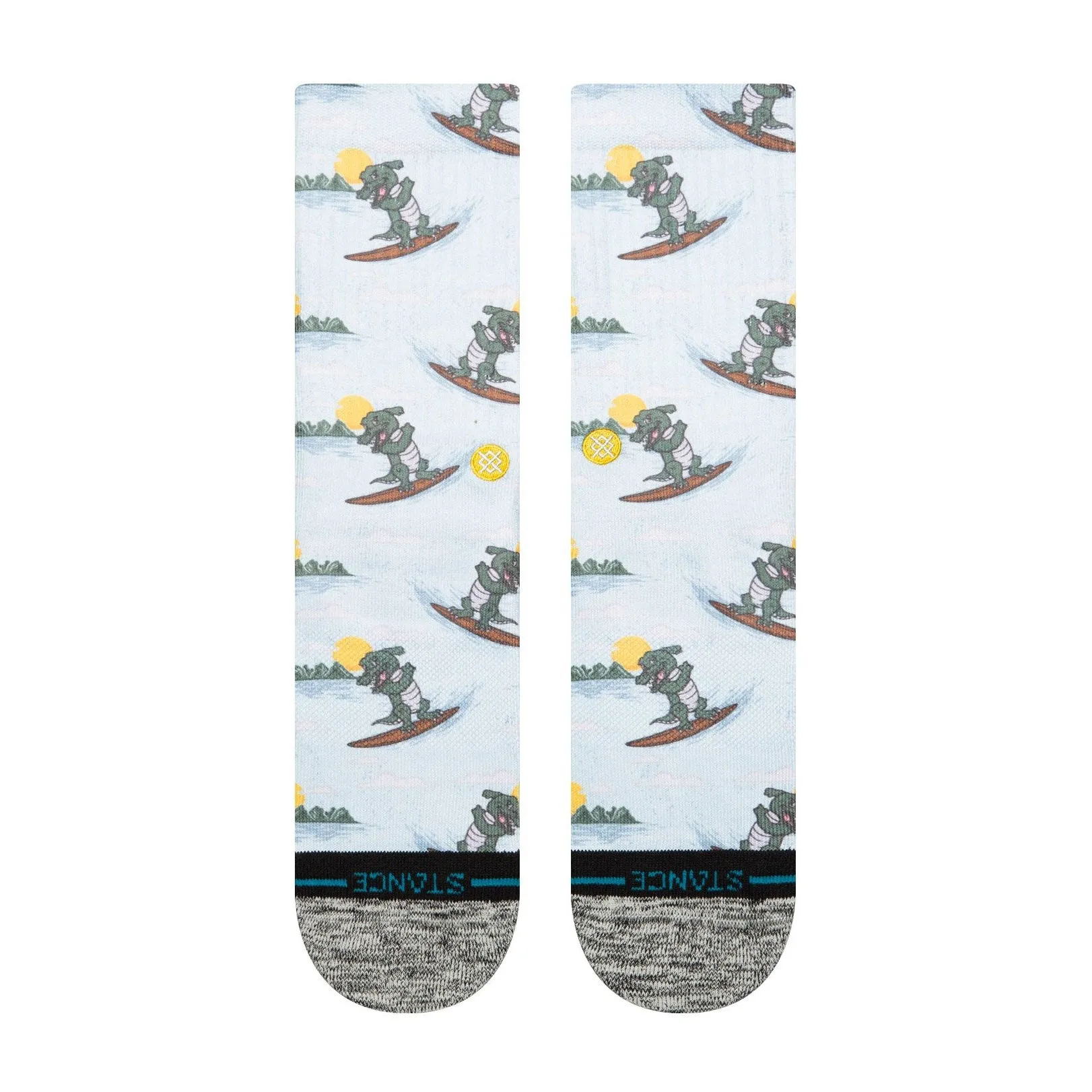 Adult Crew Socks - Later Gator Crew - Light Blue