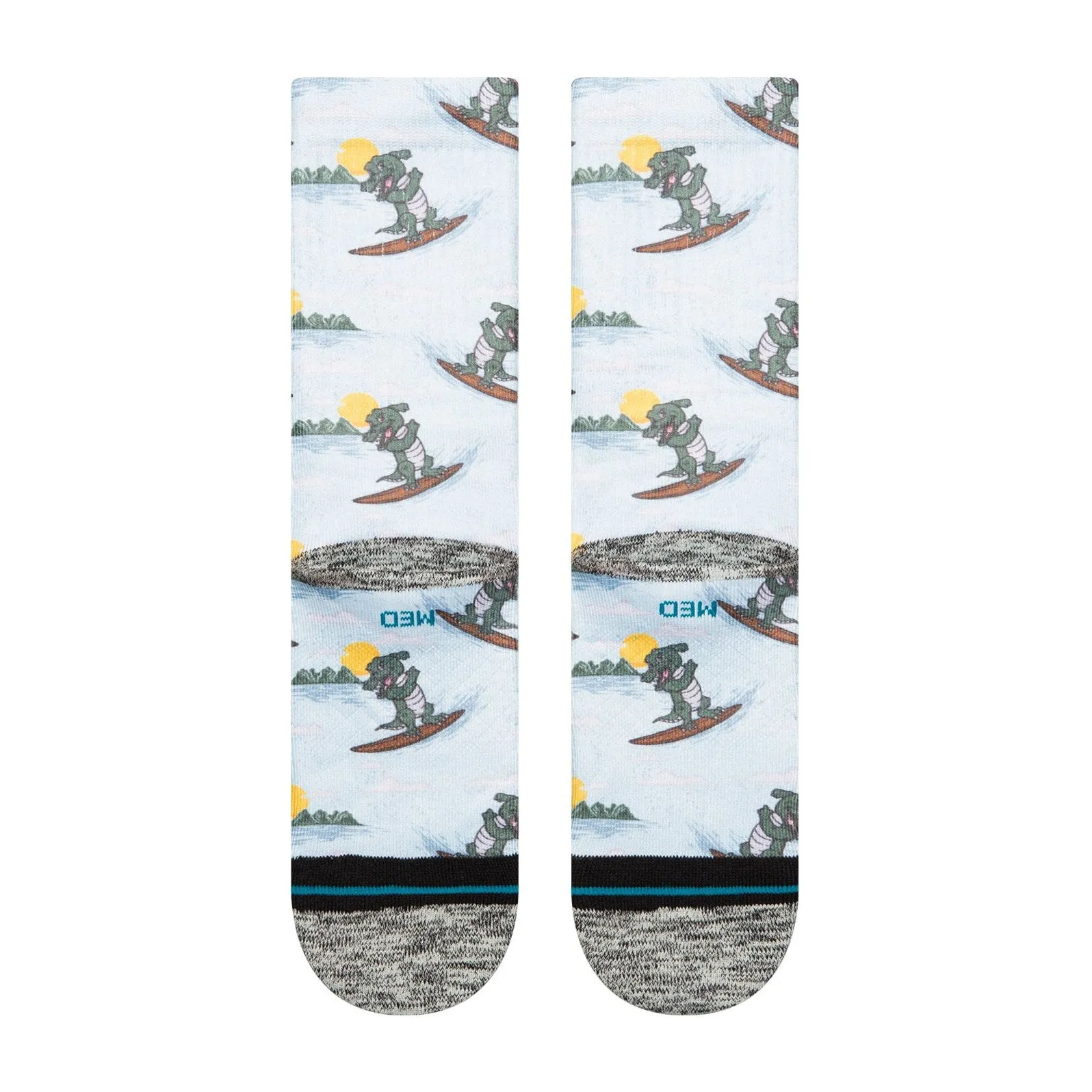 Adult Crew Socks - Later Gator Crew - Light Blue