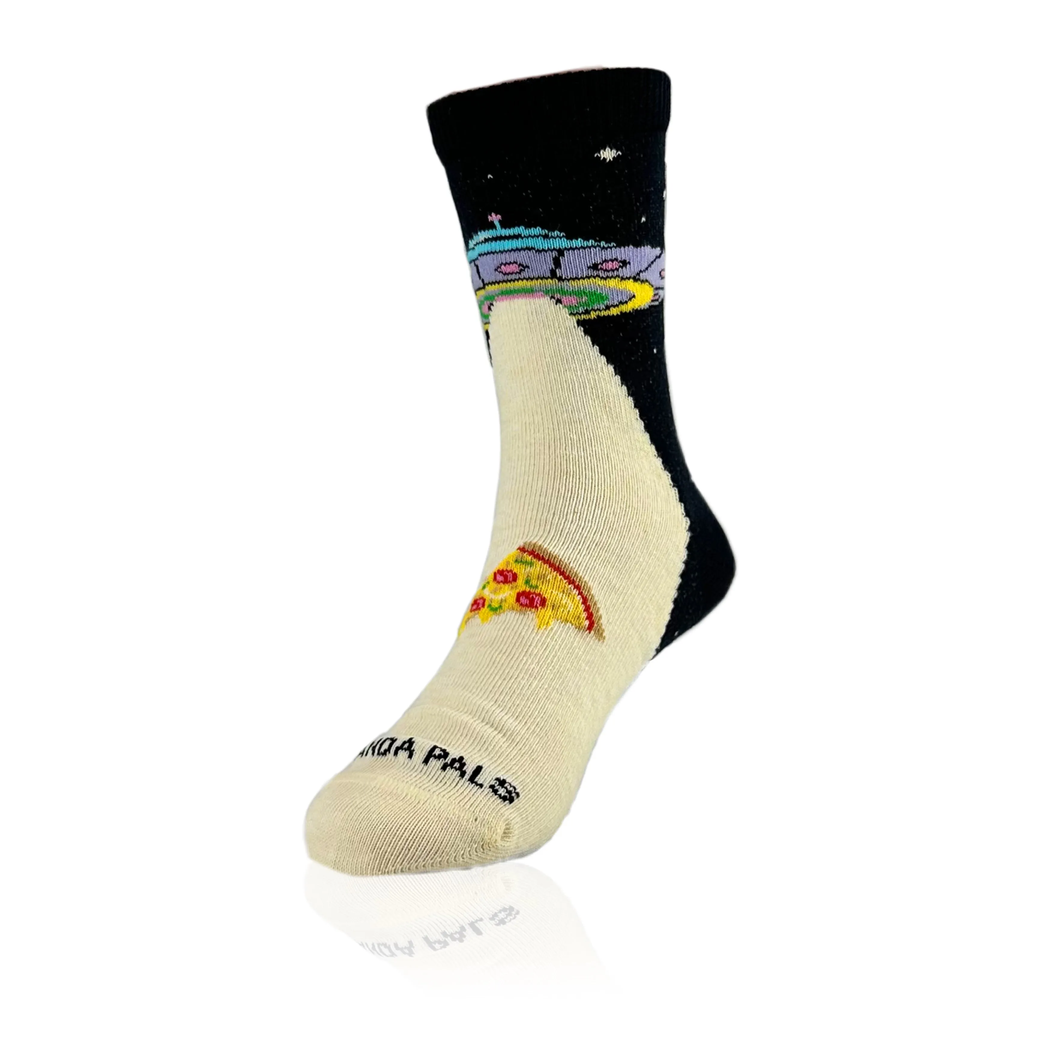 Alien Pizza Abduction Socks from the Sock Panda (Ages 3-7)