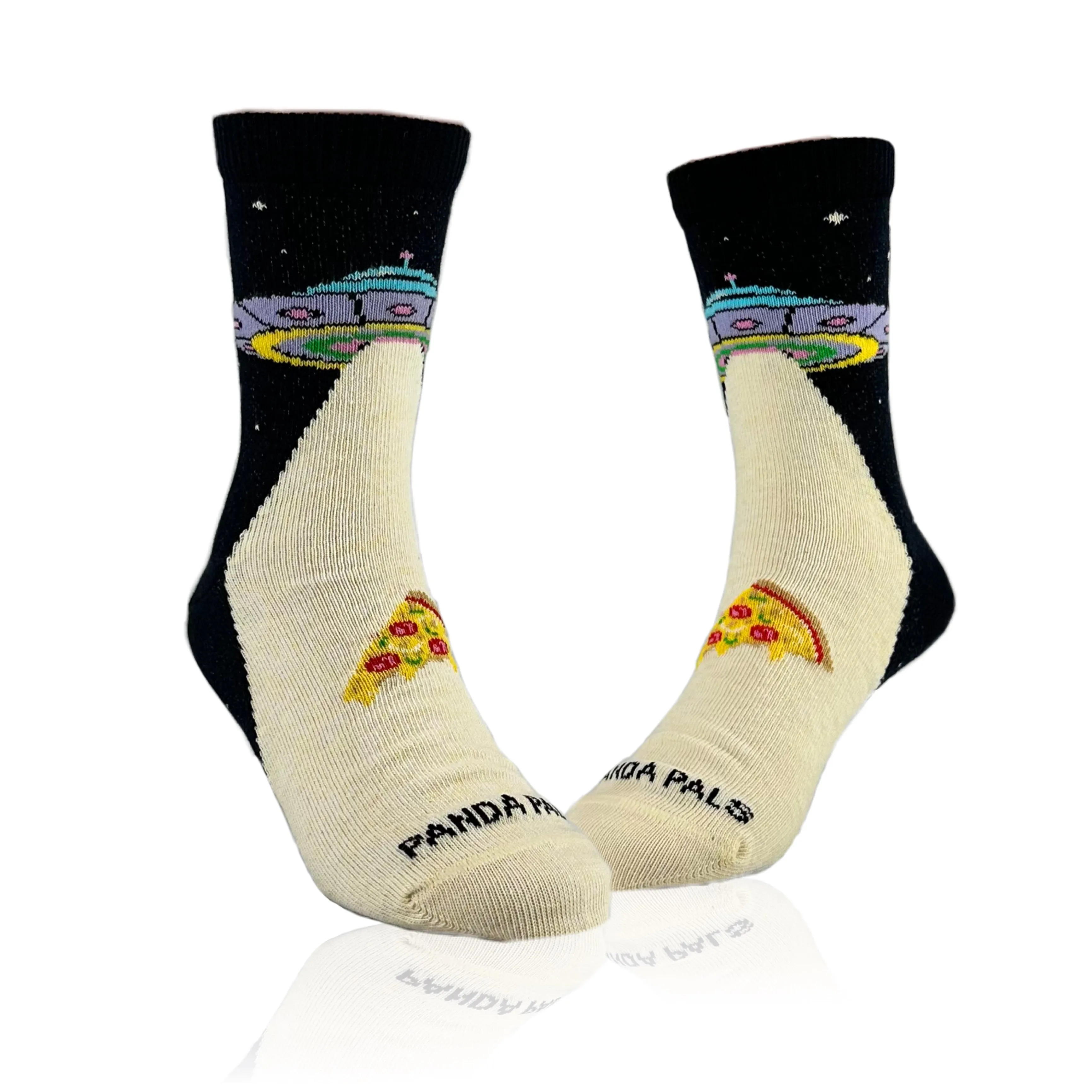 Alien Pizza Abduction Socks from the Sock Panda (Ages 3-7)