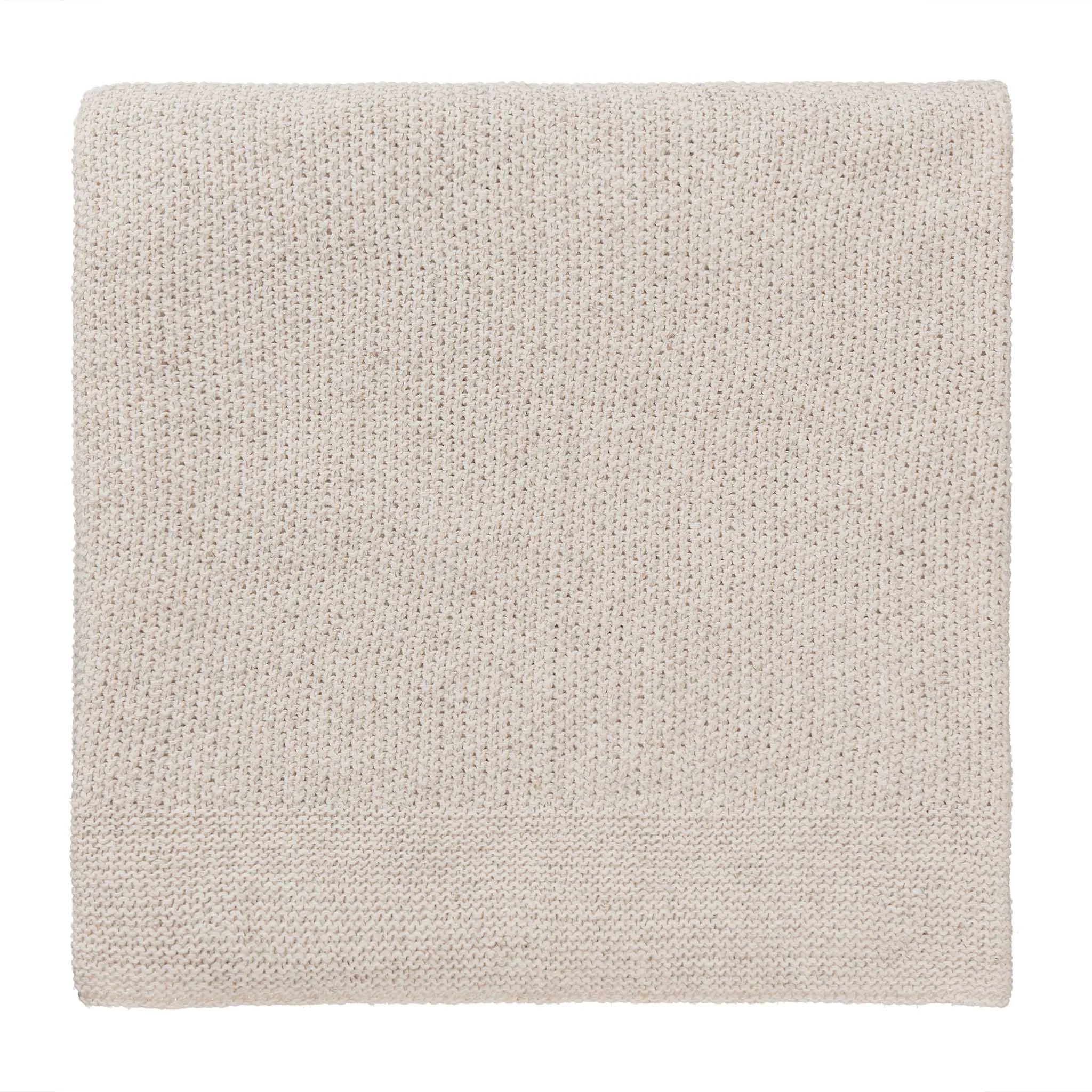 Amaro Recycled Fiber Blanket [Off-White melange]