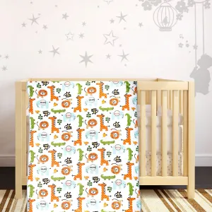 Animal in Jungle Multicolour Blanket