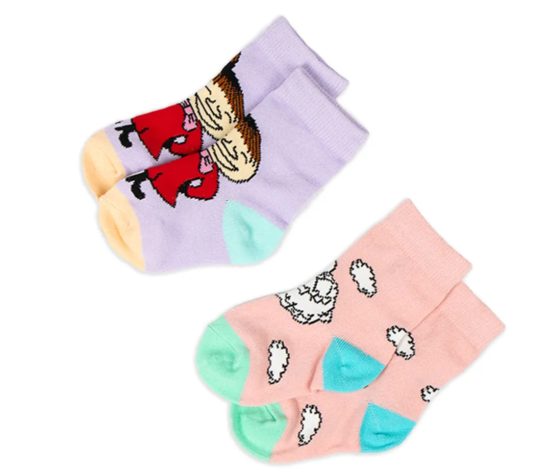 Baby Double Pack Snorkmaiden and Little My Socks