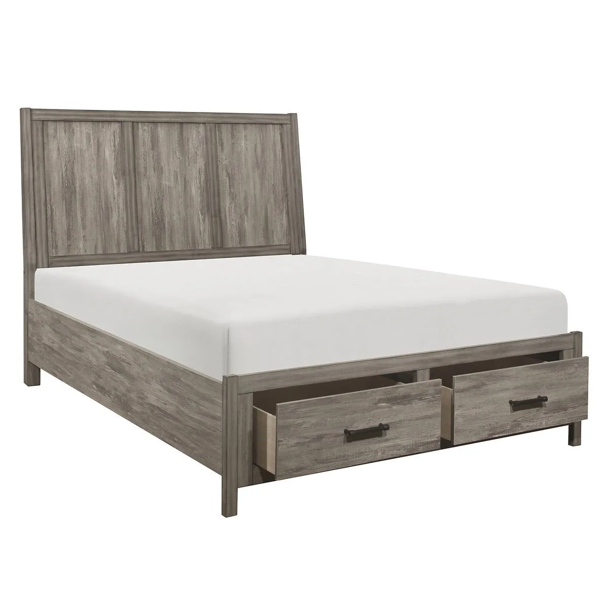 Bainbridge Queen Platform Bed with Footboard Storage