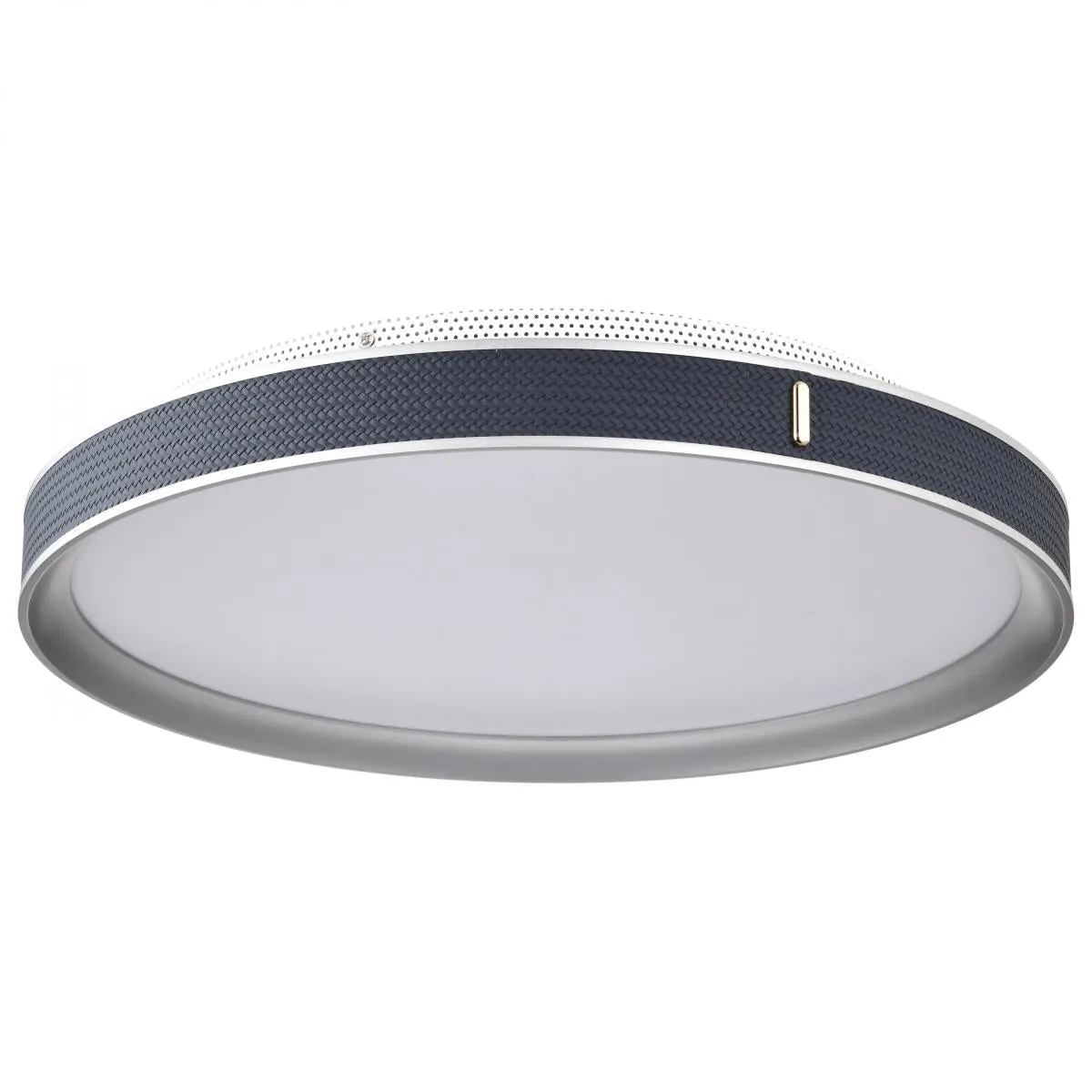 Bandon 20" LED Flush Mount Light, Gray with Blue Wrap, Acrylic Lens