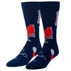 Barber Shop Men's Socks Black