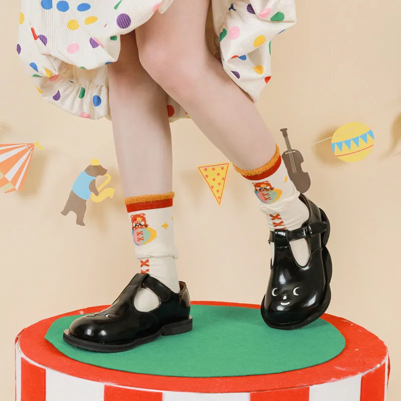 Beligogo Cute Cartoon Girl Ankle Socks: Soft, Breathable, and Non-Slip for All-Season Wear