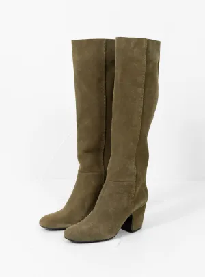 Boeri Knee High Boots Dark Green