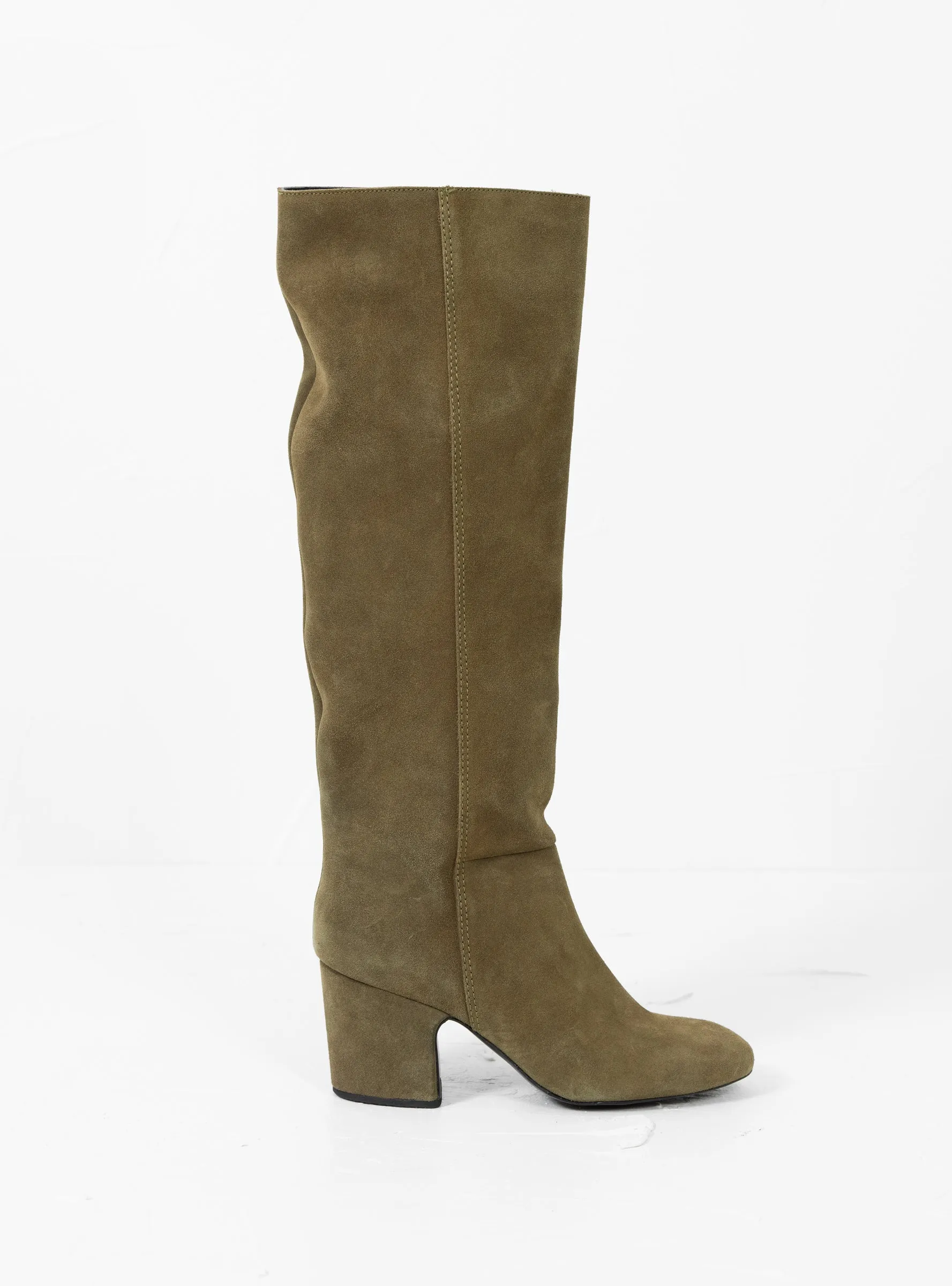 Boeri Knee High Boots Dark Green