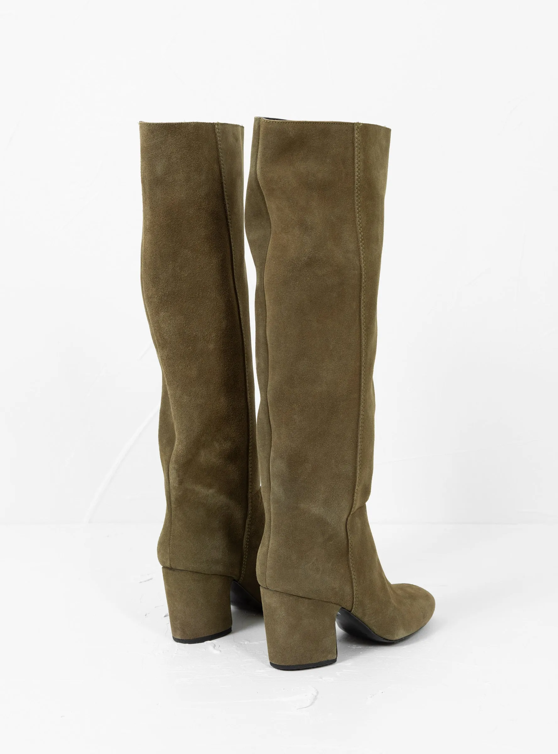 Boeri Knee High Boots Dark Green