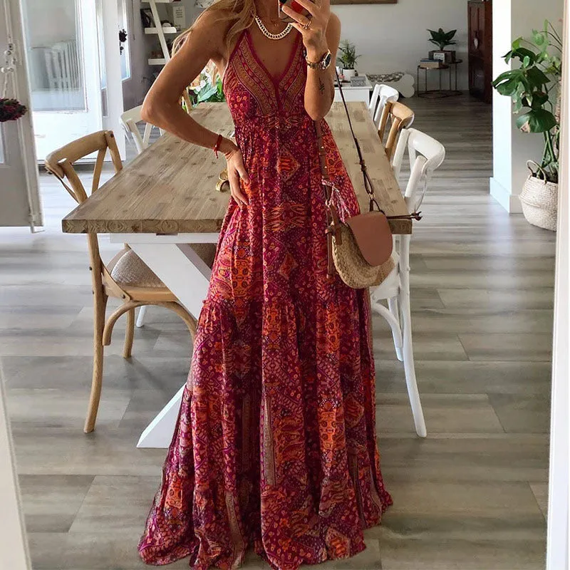 Bohemian Printed Dress