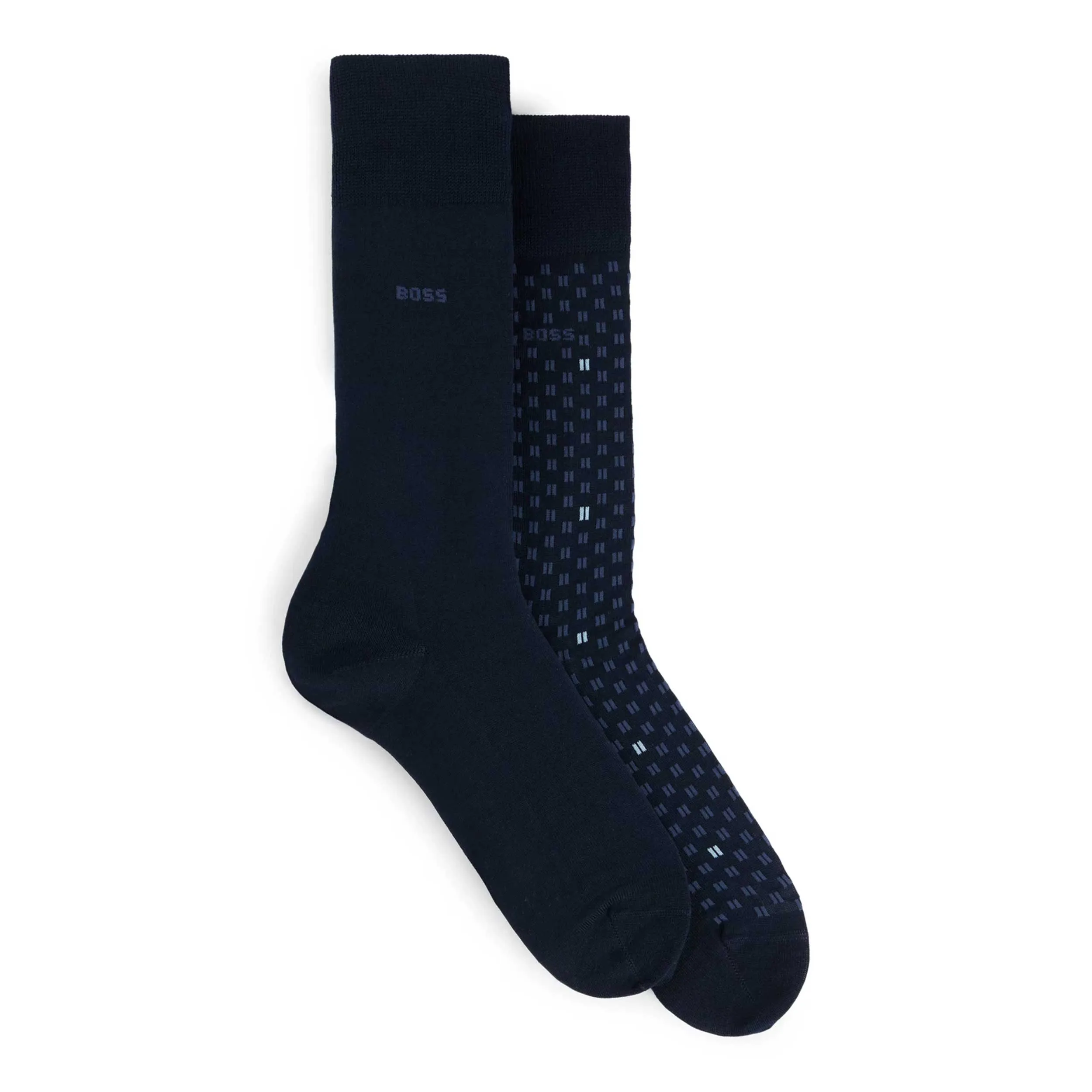 BOSS 2P RS Mini Tile MC Sock in Navy