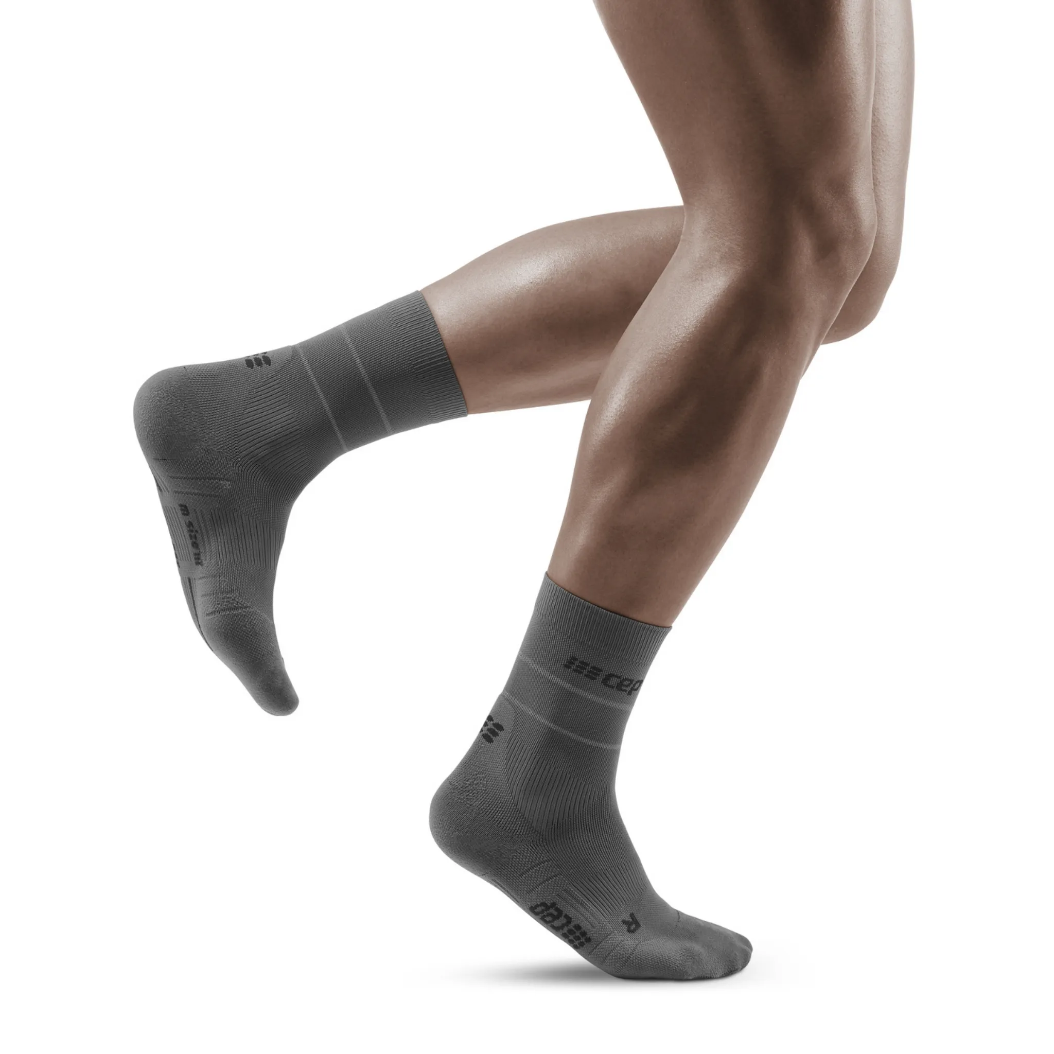 CEP Reflective Mid Cut Compression Socks, Men