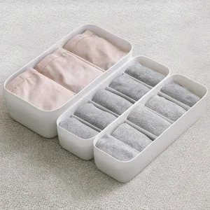 Compartmentalized Sock Storage Box, HG0133