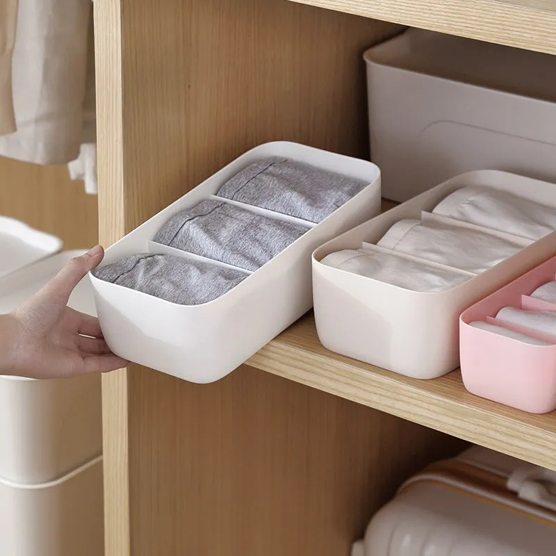 Compartmentalized Sock Storage Box, HG0133