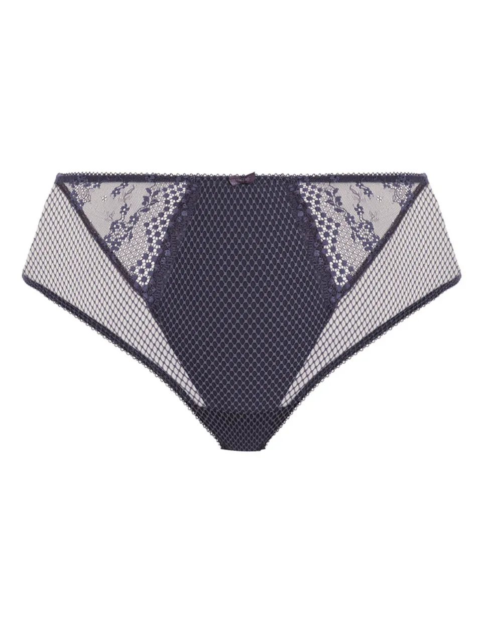 Elomi Charley High Leg Brief, Storm | Elomi High Leg Panties | Storm Elomi Charley Panties