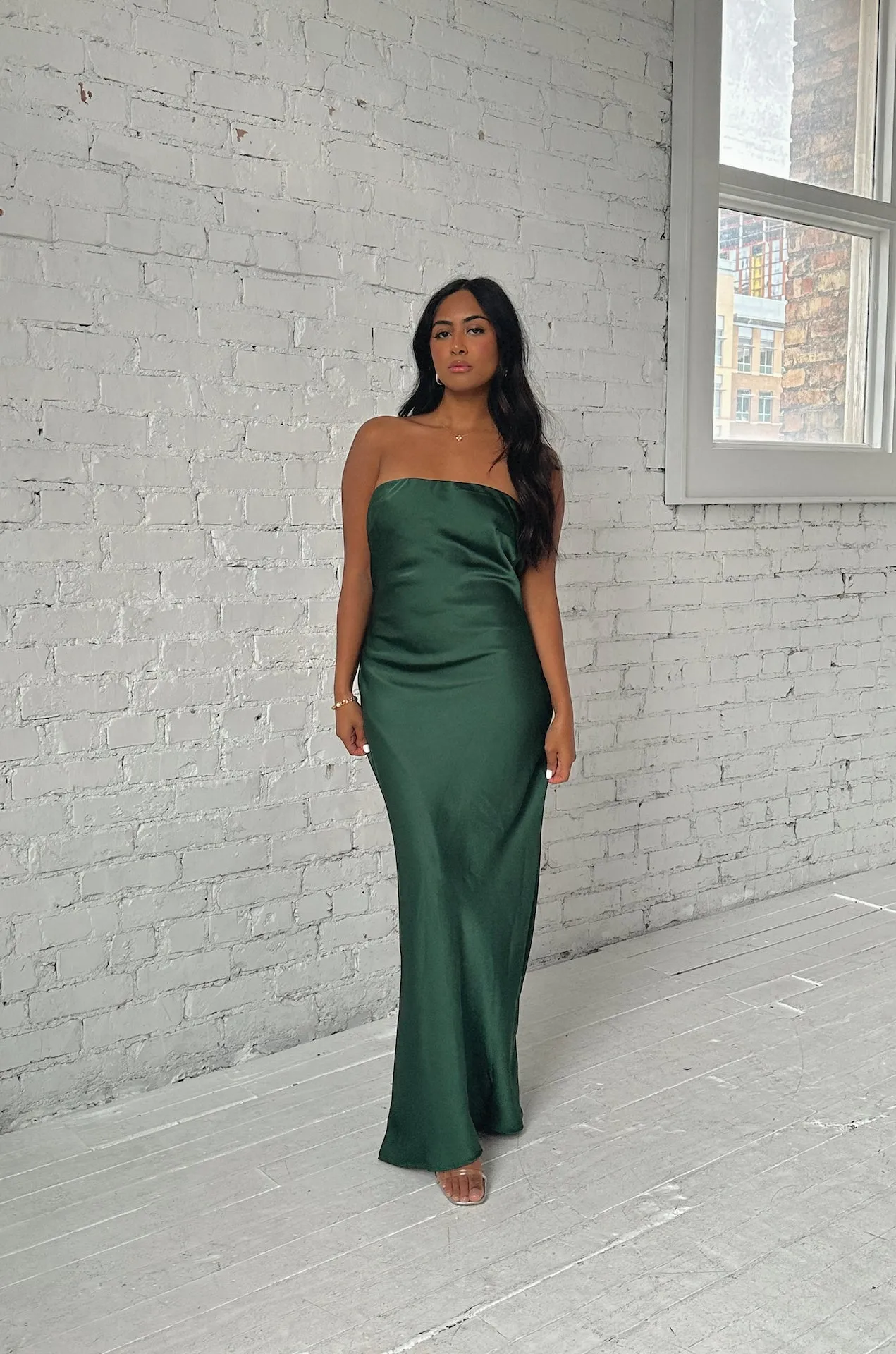 Emerald Green Maxi Dress