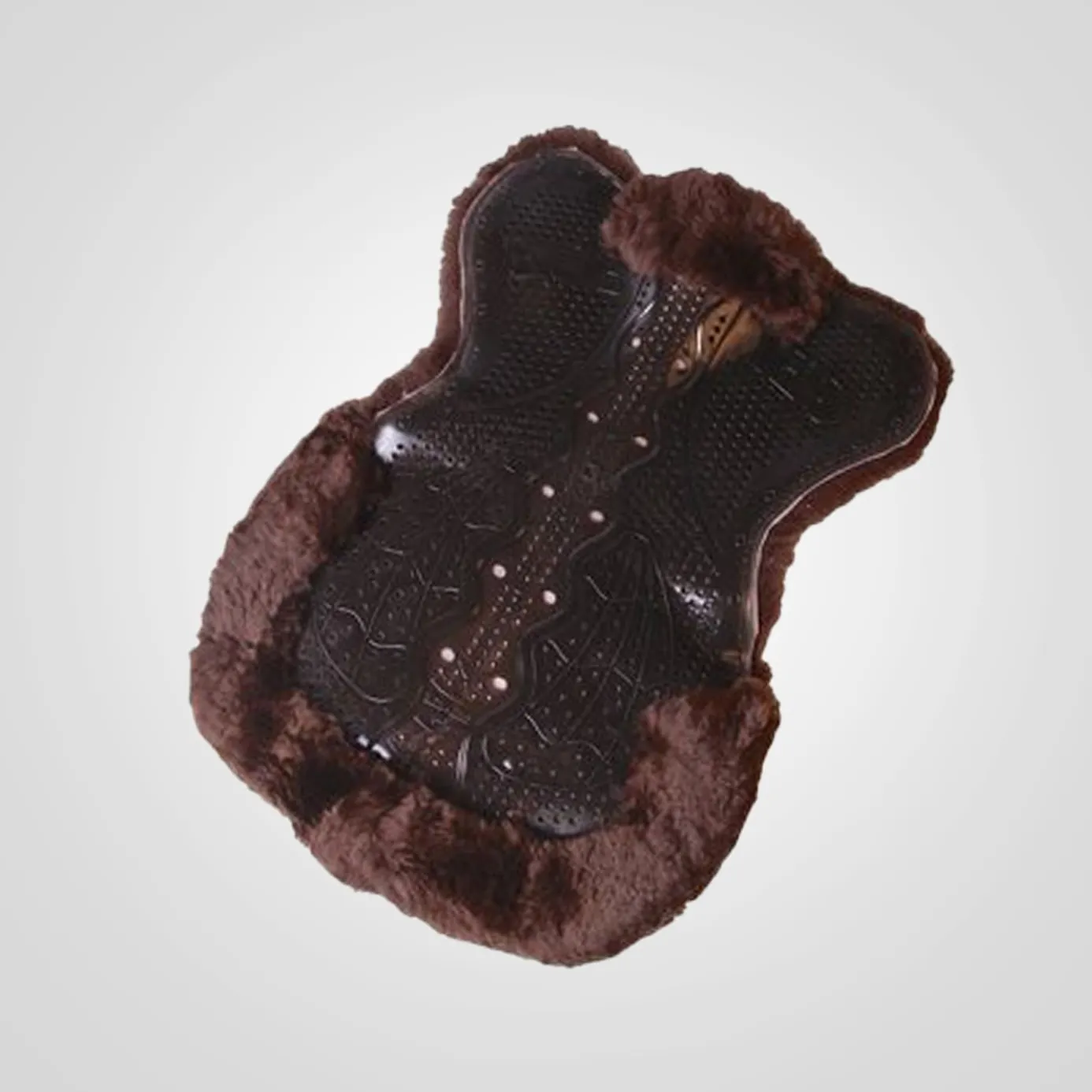 Gel-Eze Gel Full Sheepskin Saddle Pad - Mocca