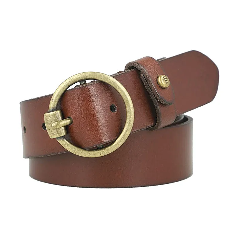 High-End Clothing Accessories First Layer Cow Leather Belt Ins Style Suit Pants Belt