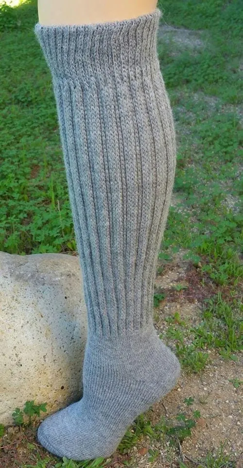 Knee-Hi Alpaca Socks