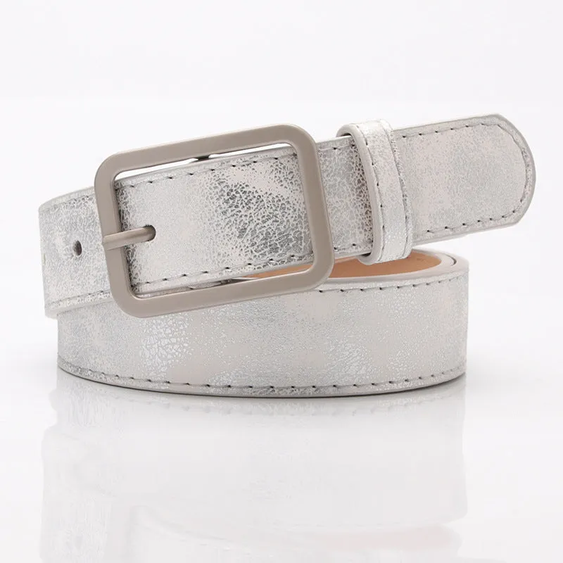 Korean Style Alloy Buckle Belt Jeans Decoration Pant Belt Student