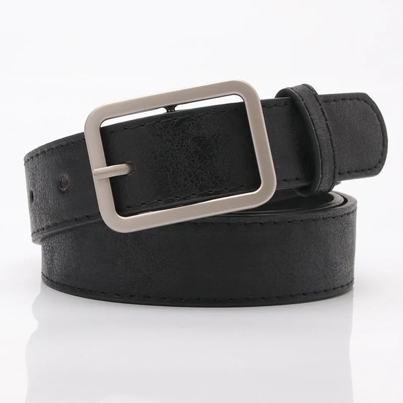 Korean Style Alloy Buckle Belt Jeans Decoration Pant Belt Student