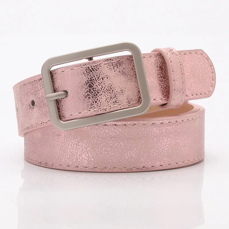 Korean Style Alloy Buckle Belt Jeans Decoration Pant Belt Student