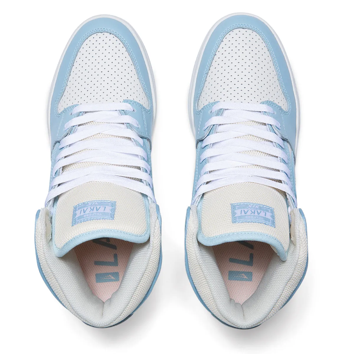 LAKAI TELFORD LIGHT BLUE/CREAM LEATHER