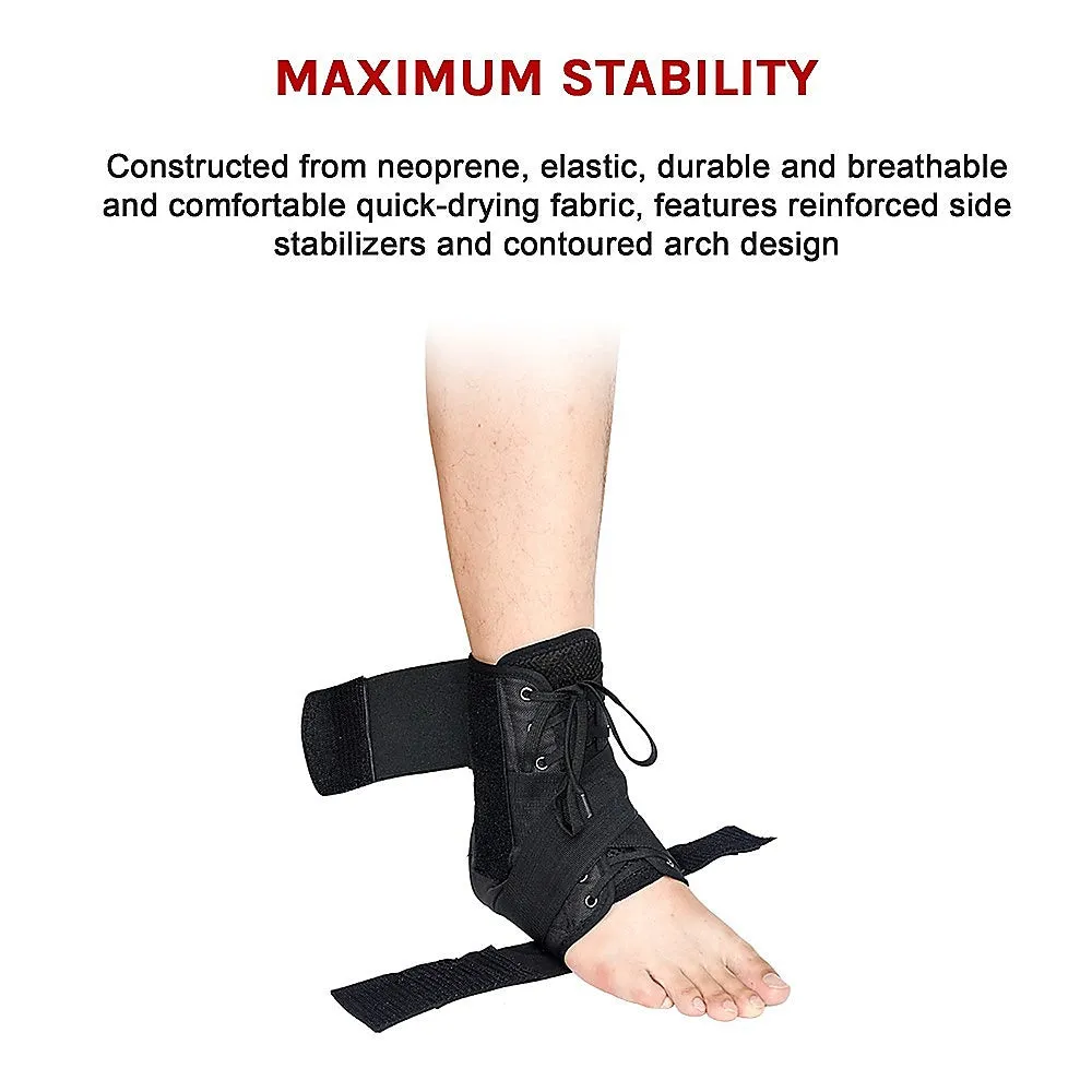 Large Lightweight Breathable Ankle Brace Stabilizer