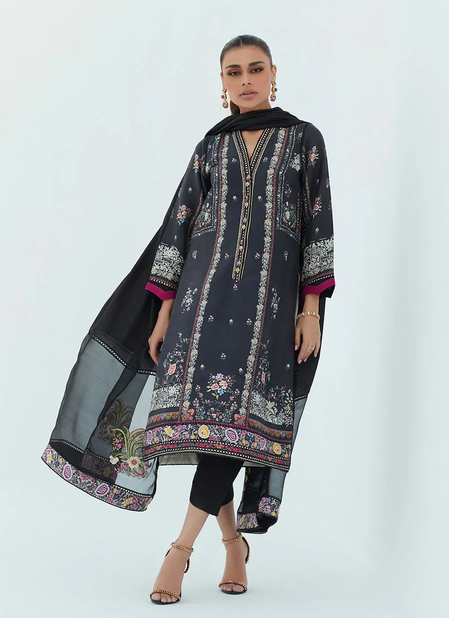 Leo Sable Shirt And Dupatta