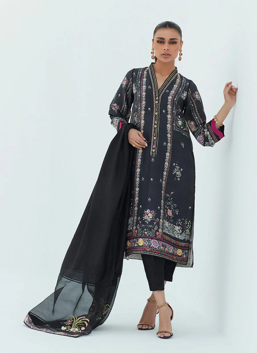 Leo Sable Shirt And Dupatta