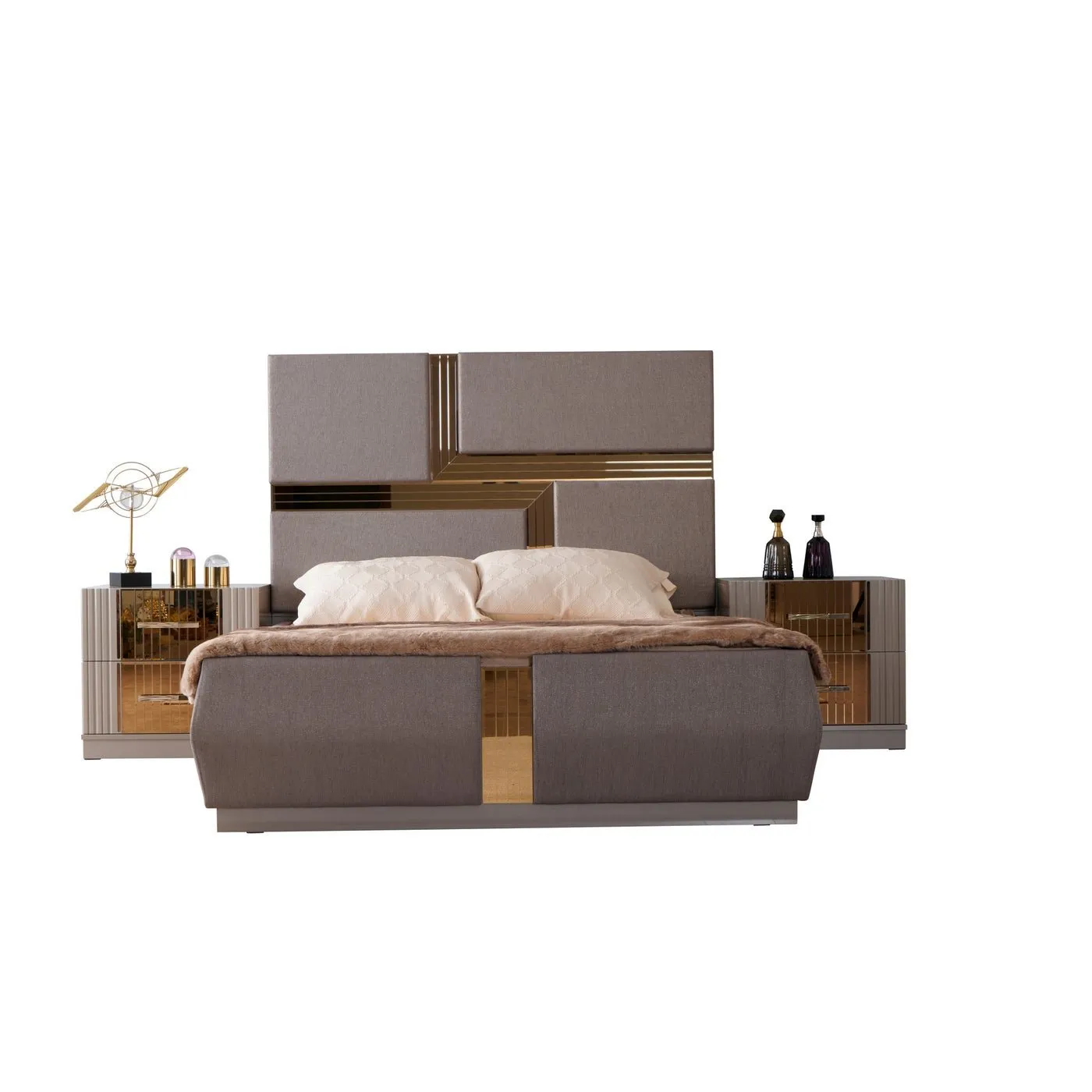 Lorenzo Grey Bedroom Set