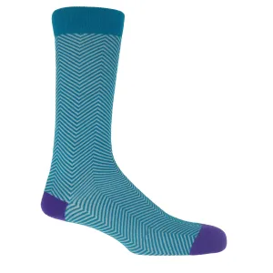 Lux Taylor Men's Socks - Marine