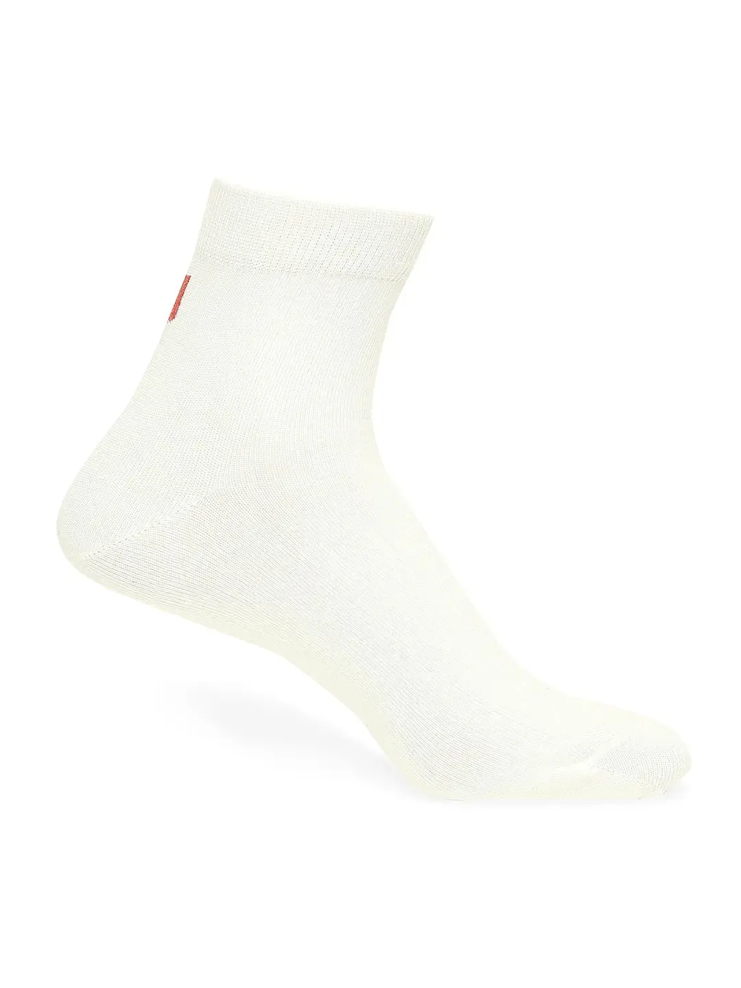 Men Premium White & Anthra Melange Ankle Length Socks - Pack Of 2- Underjeans By Spykar