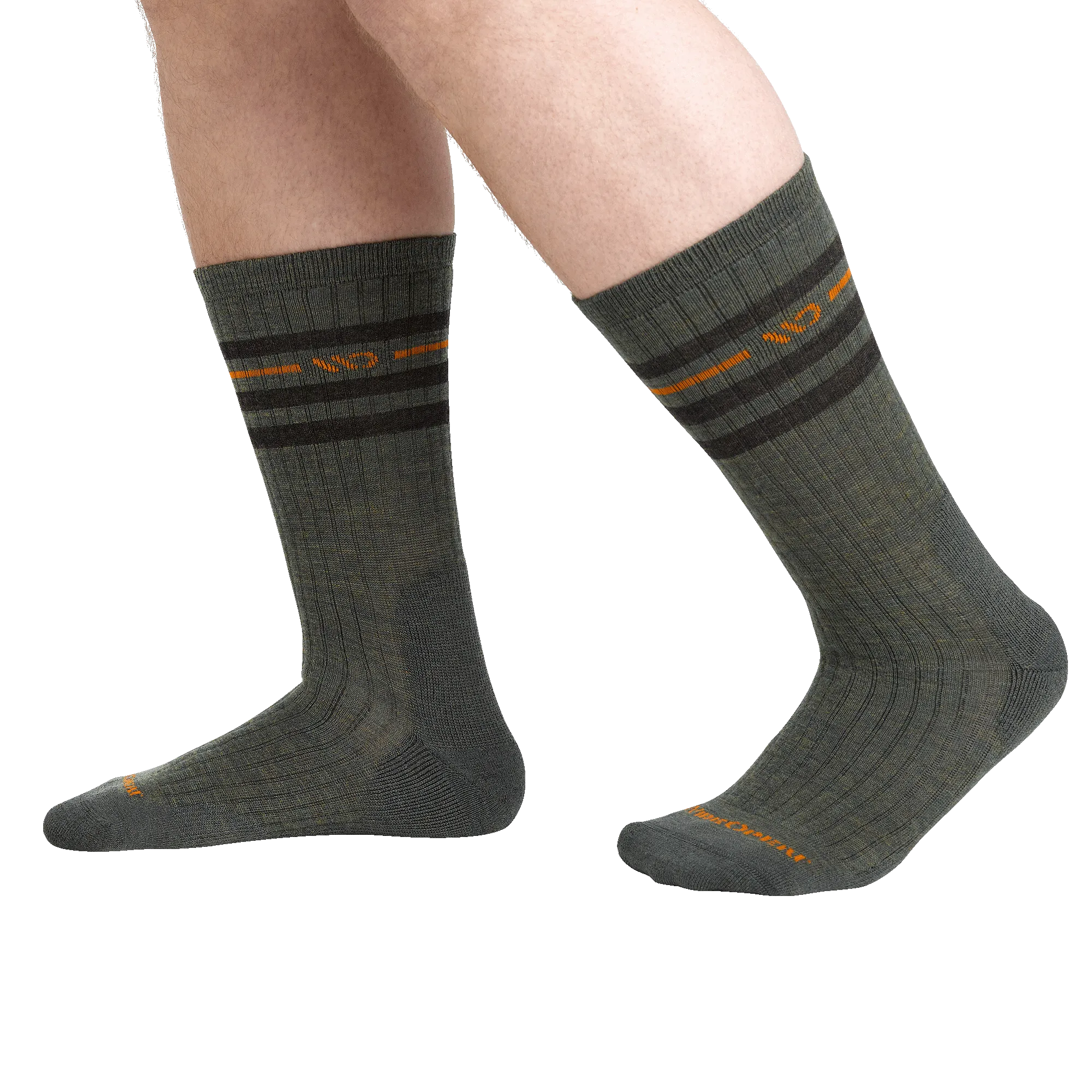 Men's Vintage Stripe Midweight Crew Sock