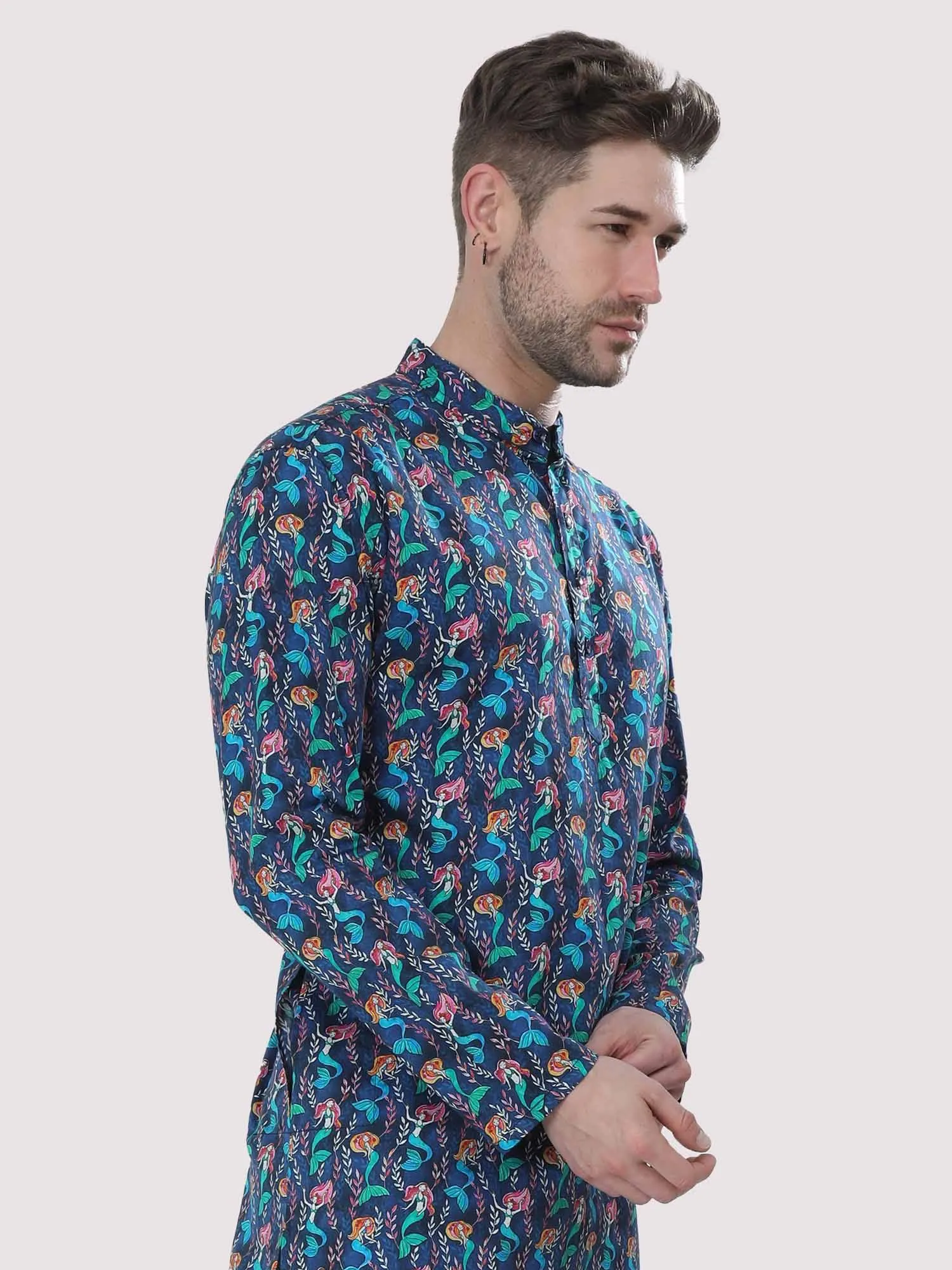 Multicolored Printed Kurta