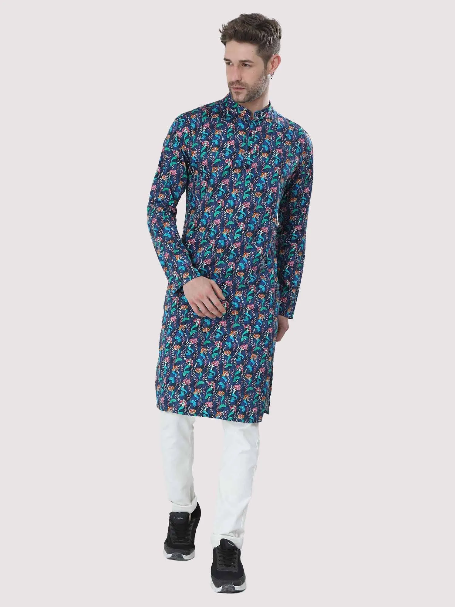 Multicolored Printed Kurta