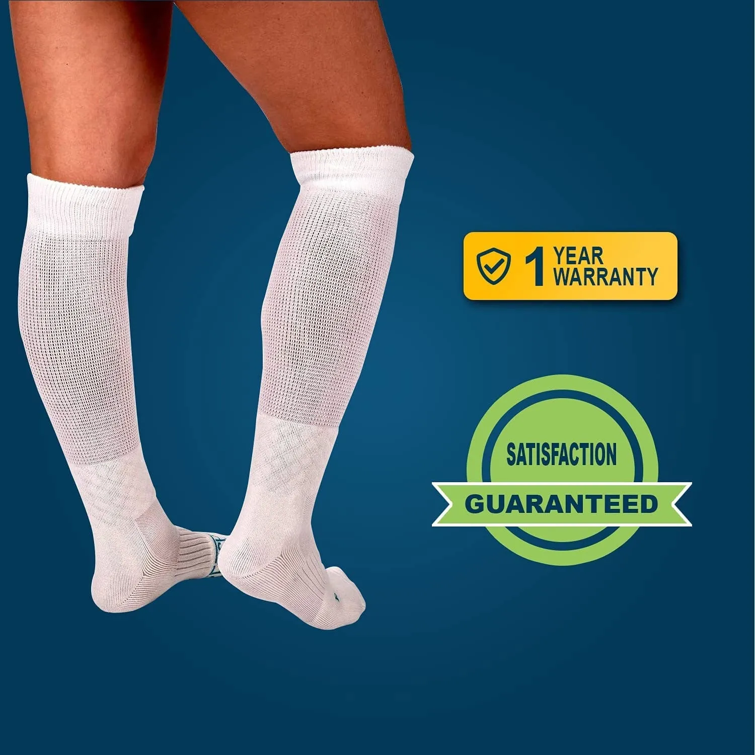 Nerve Spa Tall Diabetic Socks for Men -2 pairs