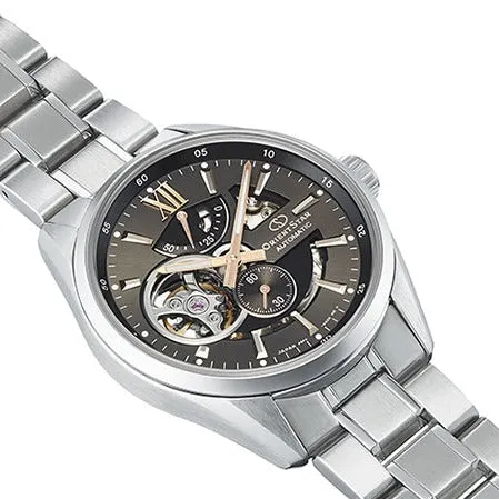 Orient Star Open Heart Men's Silver Watch RE-AV0004N00B