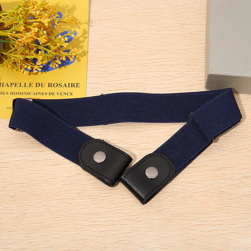 Pant Belt Seamless Lazy Belt Versatile Elastic Jeans Belt Decoration