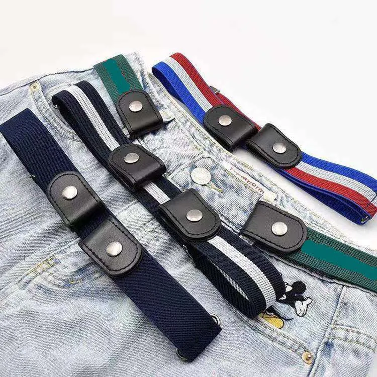 Pant Belt Seamless Lazy Belt Versatile Elastic Jeans Belt Decoration