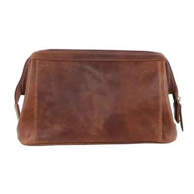 PC2803 Cognac Pierre Cardin Toiletry bag