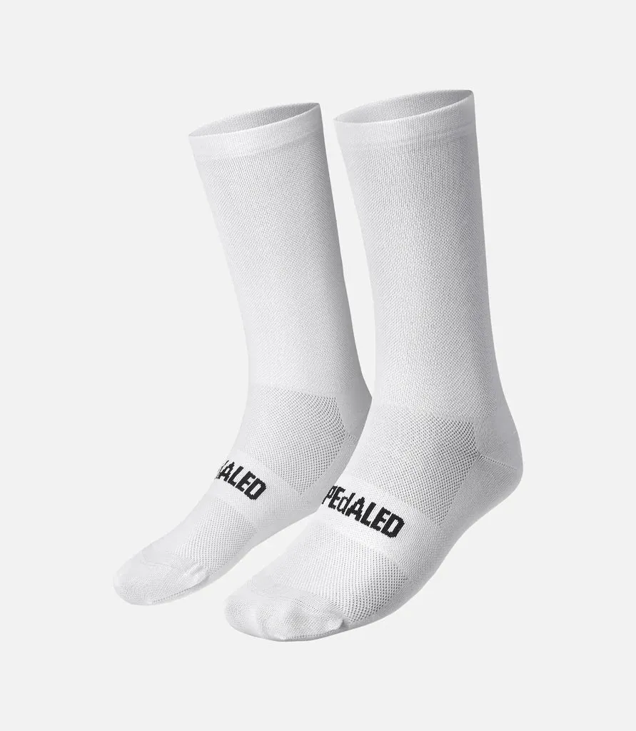 PEdALED Socks - Mirai Logo White