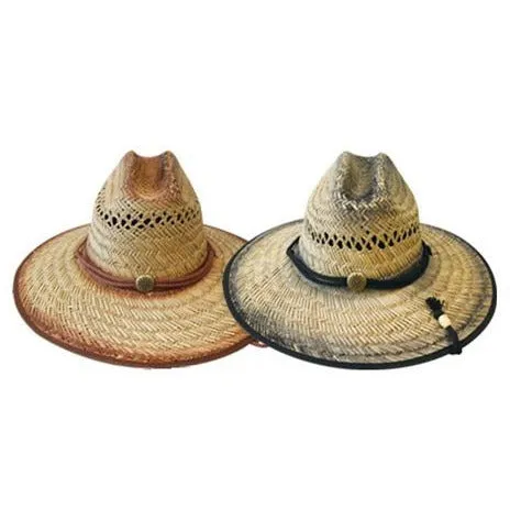 Printed Rush Straw Hat (2 Colors)