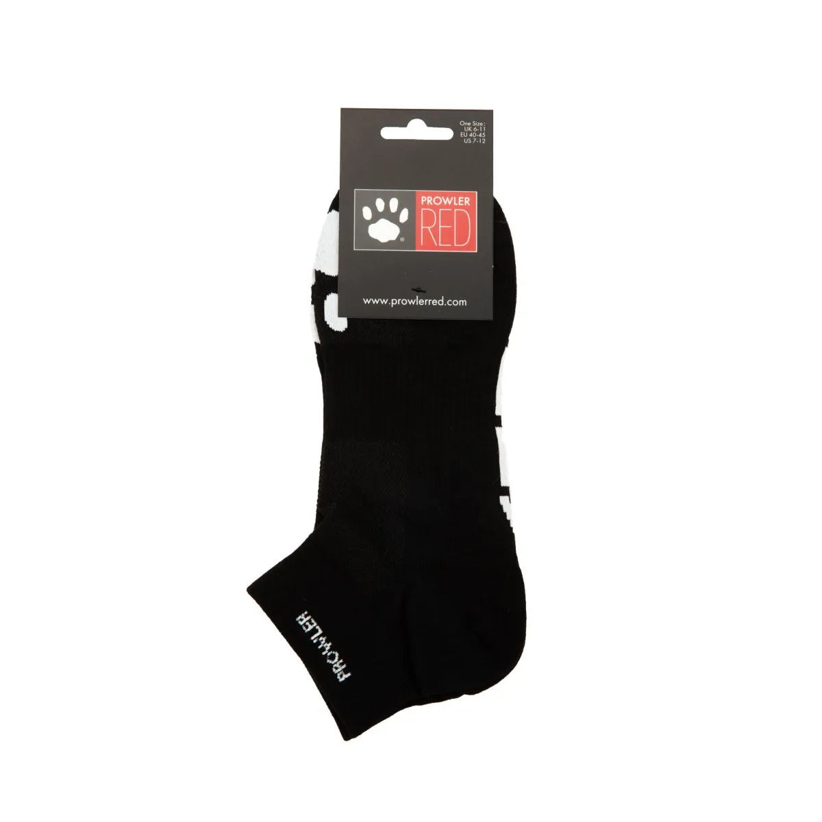 Prowler RED Daddy Ankle Socks Black White