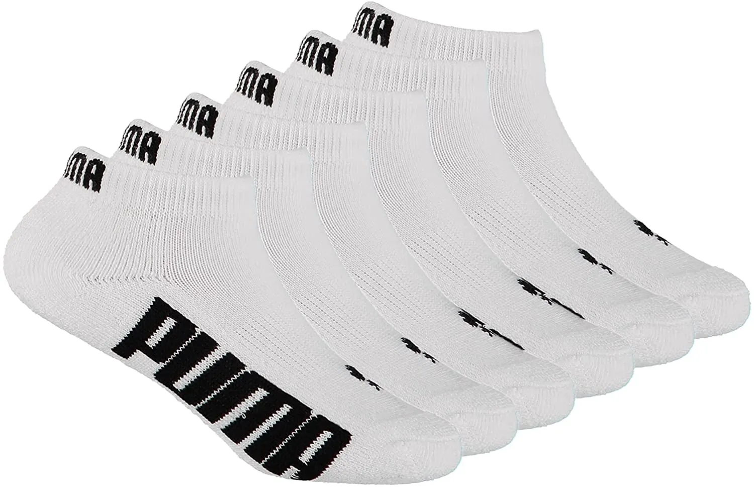 PUMA Kid's 6-Pack Low Cut Socks