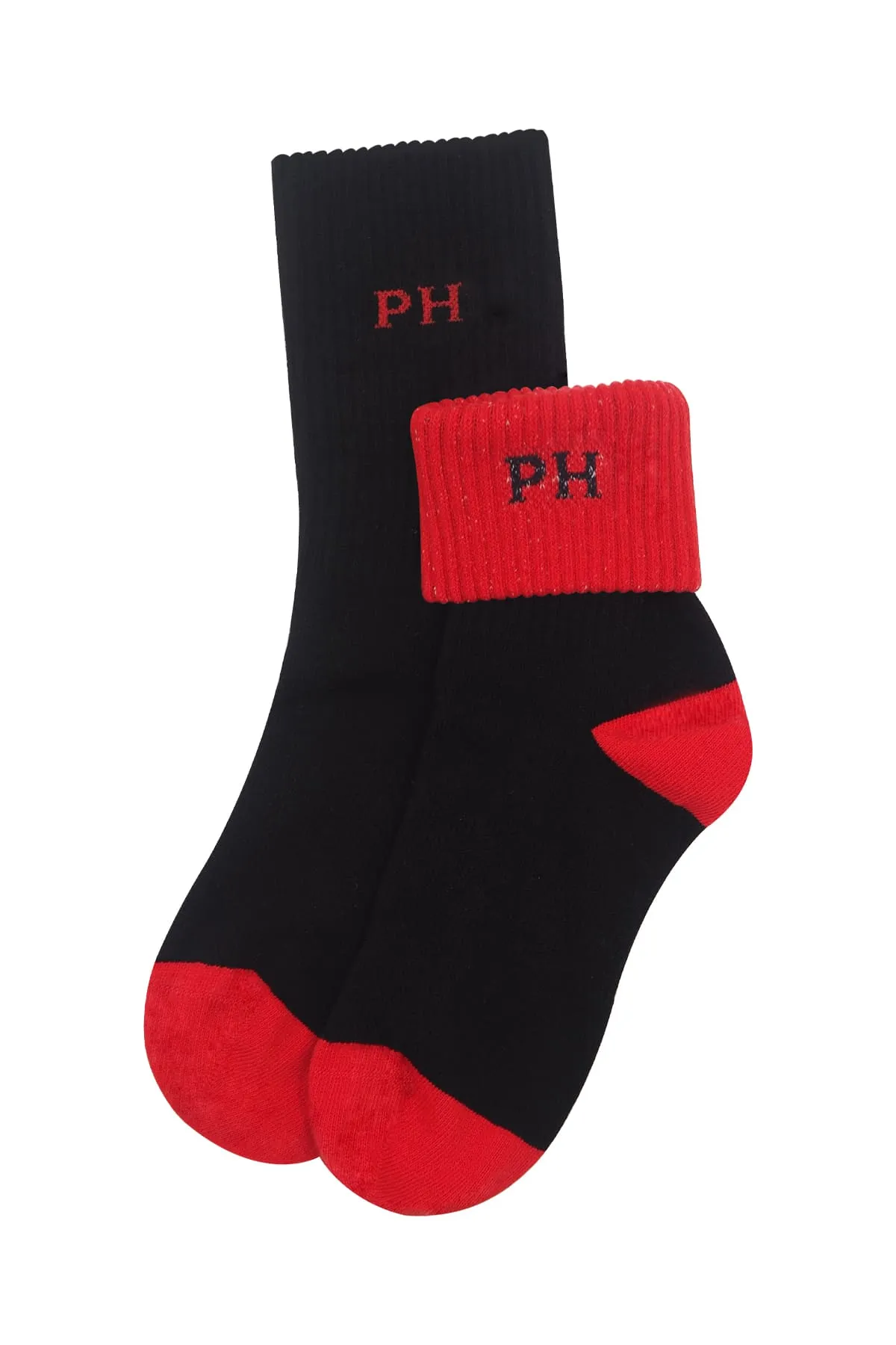 Reversible Men's Sport Socks - Black