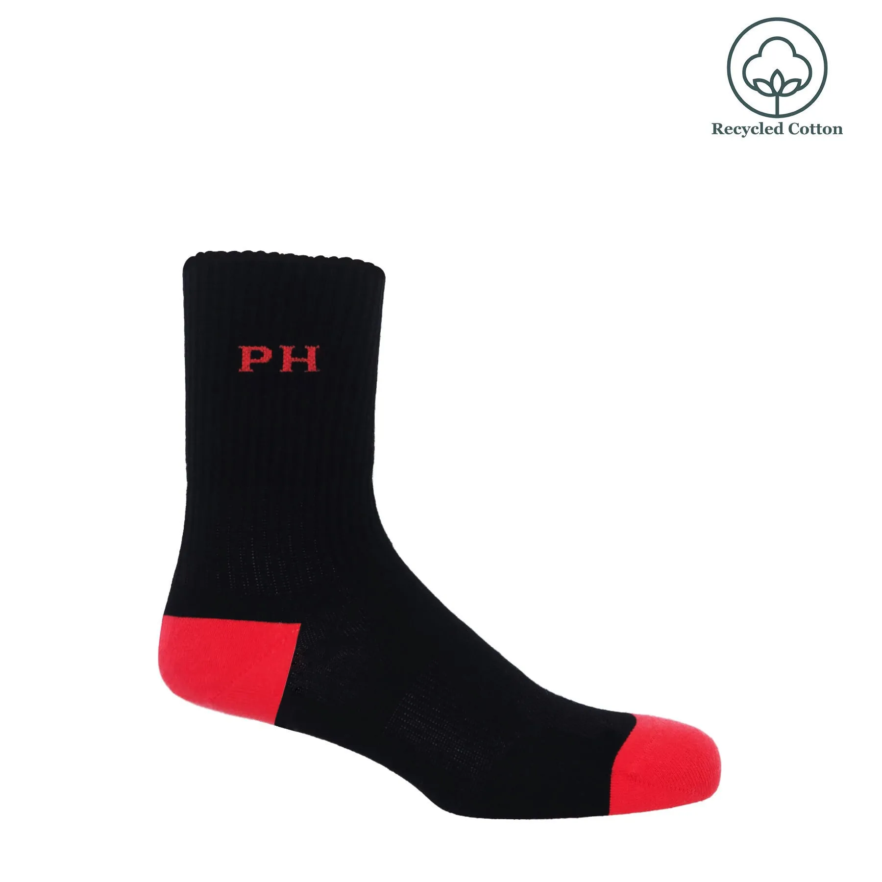 Reversible Men's Sport Socks - Black